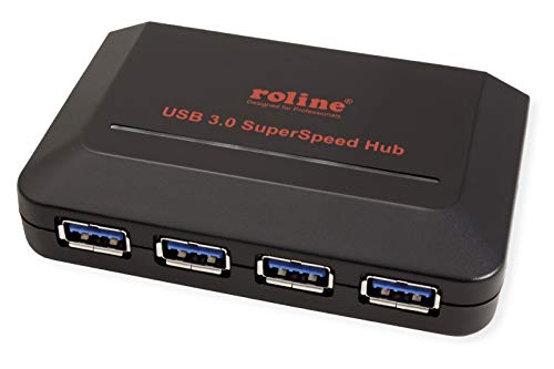ROLINE USB 3.2 Gen 1 Hub 4fach ROLINE USB 3.2 Gen 1 Hub 4fach von ROLINE