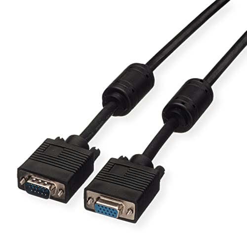 ROLINE VGA-Kabel HD15 ST - BU mit Ferritkern, 6 m ROLINE VGA-Kabel HD15 ST - BU mit Ferritkern, 6 m von ROLINE