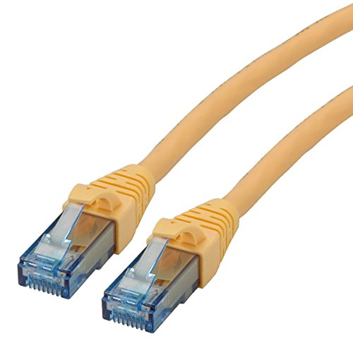 Roline 21.15.2727 RJ45 Netzwerkkabel, Patchkabel CAT 6a U/UTP 10.00m Gelb 1St. von ROLINE