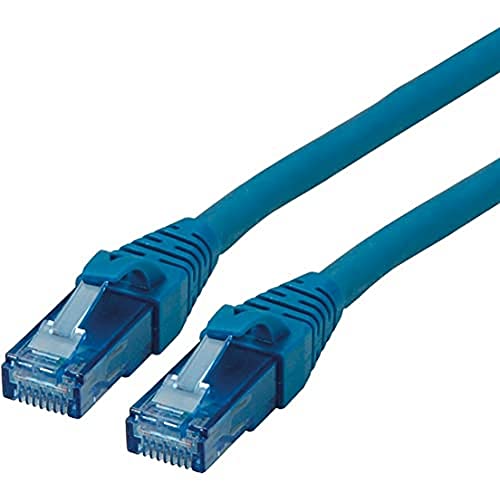 Roline 21.15.2745 RJ45 Netzwerkkabel, Patchkabel CAT 6a U/UTP 5.00m Blau 1St. von ROLINE