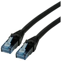 Roline Patch-Kabel RJ-45 (M) zu RJ-45 (M) 30 cm UTP CAT 6a schwarz (21.15.2986) von ROLINE