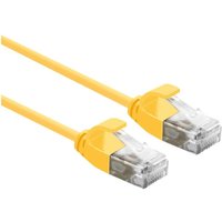 Roline Patch-Kabel RJ-45 (M) zu RJ-45 (M) 50 cm UTP CAT 6a gelb (21.15.3922) von ROLINE
