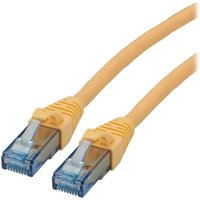 Roline Patch-Kabel RJ-45 (M) zu RJ-45 (M) 7.5 m UTP CAT 6a gelb (21.15.2726) von ROLINE
