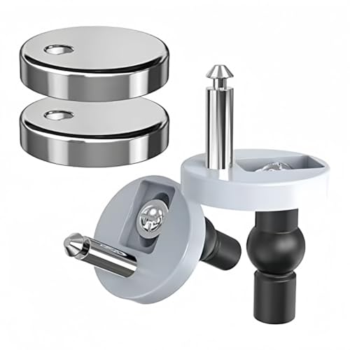 Upgrade WC-Sitz-Befestigungen, Schnellspanner, Universal-Toilettensitz-Oberarmaturen, Schnellspanner für WC-Toilettenlöcher, 2 Stück von ROLIZHN
