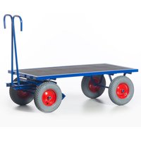 Handpritschenwagen ohne Bordwände 1000 x 700 x 410 mm LxBxH Luft - Rollcart von ROLLCART