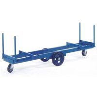 ROLLCART 10-1274 Langmaterial-Wagen Stahl pulverbeschichtet Traglast (max.): 2000kg Bereifung=Vollgu von ROLLCART