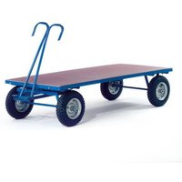 ROLLCART 15-06202 Handpritschenwagen Stahl pulverbeschichtet Traglast (max.): 1500kg Bereifung=Luft von ROLLCART