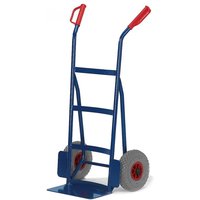 Rollcart Sackkarre -965- mit nach hinten gewölbtem Flacheisen an Schaufel 1200mm hoch Luftbereifung Rollcart Sackkarre -965- mit nach hinten gewölbtem Flacheisen an Schaufel 1200mm hoch Luftbereifung von ROLLCART
