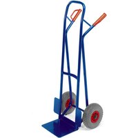 Stapelkarre mit Treppenrutschkufen aus Stahlrohr 250x60mm Vollgummi gs - Rollcart von ROLLCART