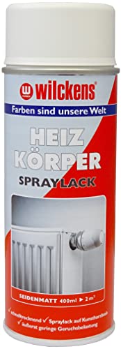 Wilckens Heizkörper Lackspray seidenmatt, 400 ml, Weiß von Wilckens