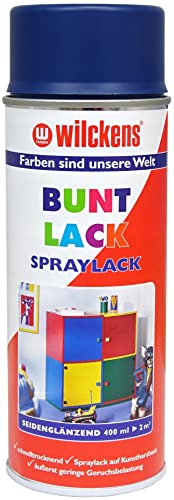 Wilckens Spraylack Buntlack Seidenglanz, 400 ml, RAL 5003 Saphirblau von Wilckens