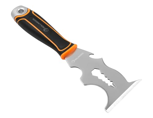 ROLLINGDOG 14-in-1 Multifunktionsspachtel Multifunctional Spatula,Spachtelschaber Multifunktionales Malerwerkzeug mit weichem Griff und Hammerende von ROLLINGDOG