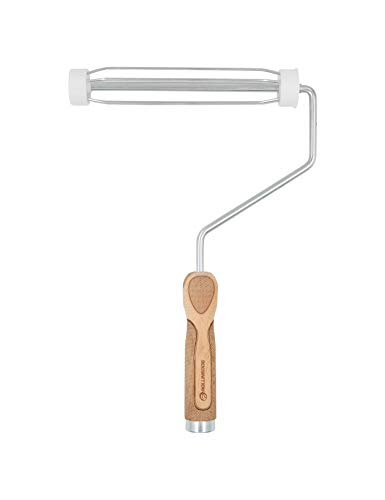 ROLLINGDOG 22,9 cm robuster Farbrollerrahmen mit robustem 5 Drahtkäfig und Gewindegriff, für die Verwendung mit 3,8 cm Durchmesser Farbrollerabdeckungen von ROLLINGDOG