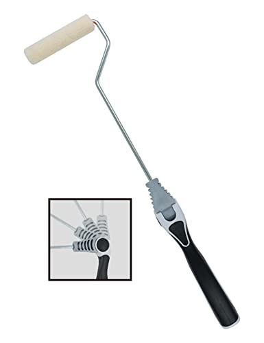 ROLLINGDOG Heizkörper-Farbwalze, 10,2 cm langer Griff, Farbwalze zum Streichen hinter Heizkörper, Wand und Decke von ROLLINGDOG