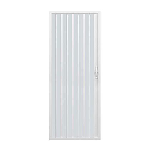 Duschkabine für eine Tür, 100 cm, aus PVC, reduzierbar, Farbe Weiß von ROLLPLAST PINTO