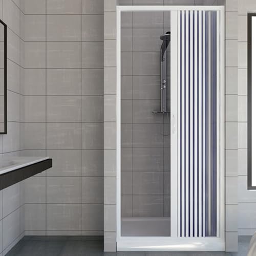 Duschtür 130 cm aus PVC Modell Jungfrau mit seitlicher Öffnung pastellweiß Duschtür 130 cm aus PVC Modell Jungfrau mit seitlicher Öffnung pastellweiß von ROLLPLAST PINTO