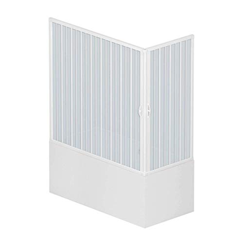 ROLLPLAST PINTO PVC Badewannefaltwand 70x140 cm mit zentraler Öffnung Mod. Nadia von ROLLPLAST PINTO