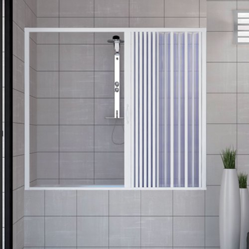 ROLLPLAST PINTO PVC Badewannefaltwand 160 cm mit seitlicher Öffnung Mod. Nina von ROLLPLAST PINTO