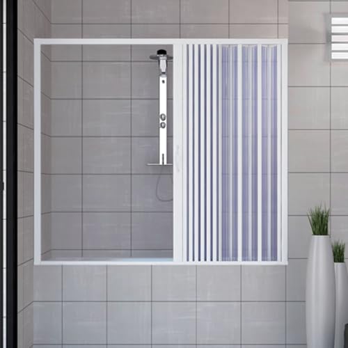 ROLLPLAST PINTO PVC Badewannefaltwand 160 cm mit seitlicher Öffnung Mod. Nina von Pinto
