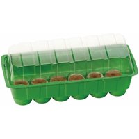 Romberg - classic Anzuchthaus s plus coco Grün 27,5 x 11 cm & 12 Kokos-Quelltabletten von ROMBERG