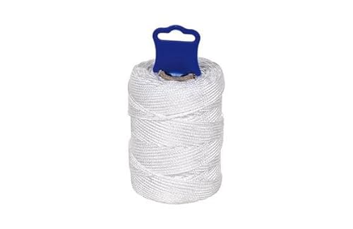 Rombull Ronets Schattiernetz m286444 – Garn Polypropylen 1 8 mm geflochten weiß 50 meter von ROMBULL