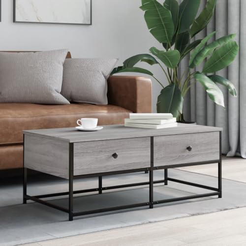 ROMHZKS Eleganter Couchtisch aus Holzwerkstoff mit Stauraum und verstellbaren Beinen fürs Wohnzimmer ROMHZKS Eleganter Couchtisch aus Holzwerkstoff mit Stauraum und verstellbaren Beinen fürs Wohnzimmer von ROMHZKS