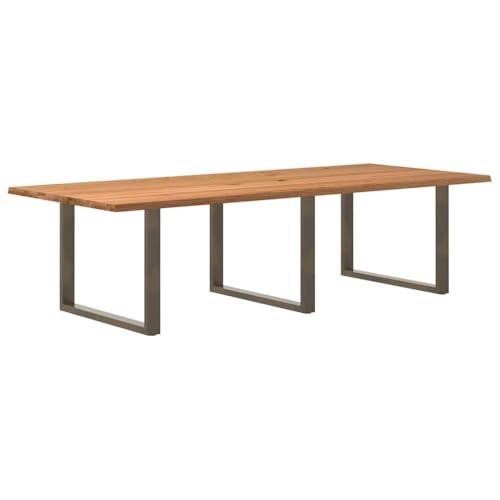 Esstisch Hellbraun Massiver Esstisch Pflegeleichter Tisch für Küche 280x120x74 cm Massivholz Eiche Rechteckig Esstisch Hellbraun Massiver Esstisch Pflegeleichter Tisch für Küche 280x120x74 cm Massivholz Eiche Rechteckig von ROMHZKS