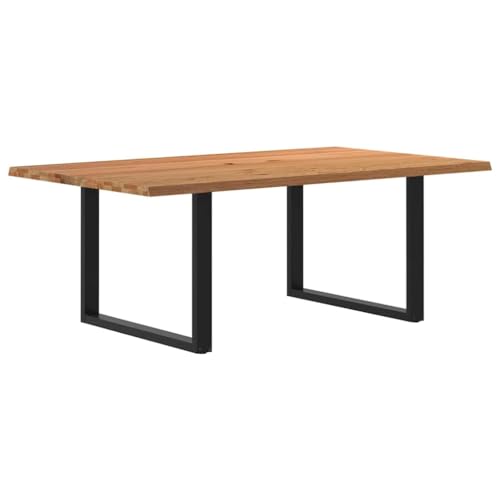 Esstisch mit Baumkanten Pflegeleichter Tisch Familientisch für Küche 200x120x74 cm Massivholz Eiche Rechteck Esstisch mit Baumkanten Pflegeleichter Tisch Familientisch für Küche 200x120x74 cm Massivholz Eiche Rechteck von ROMHZKS