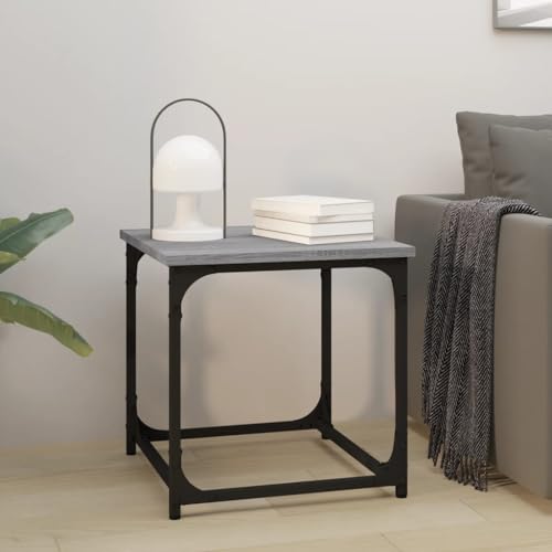 ROMHZKS Industrieller Beistelltisch aus Holzwerkstoff mit verstellbaren Beinen und Stahlrahmen für Wohnzimmer ROMHZKS Industrieller Beistelltisch aus Holzwerkstoff mit verstellbaren Beinen und Stahlrahmen für Wohnzimmer von ROMHZKS