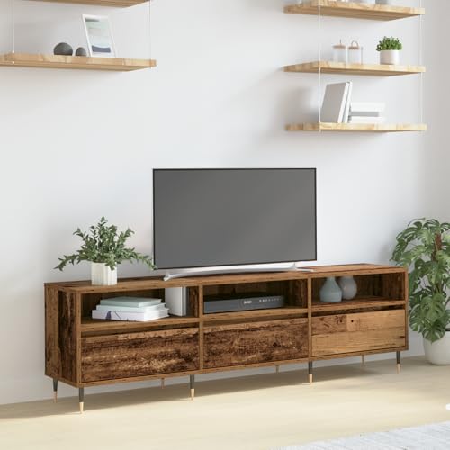 ROMHZKS TV-Schrank Altholz hängeschrank wohnzimmerschrank tv Regal Fernsehschrank 150x30x44,5 cm Holzwerkstoff ROMHZKS TV-Schrank Altholz hängeschrank wohnzimmerschrank tv Regal Fernsehschrank 150x30x44,5 cm Holzwerkstoff von ROMHZKS