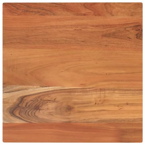 ROMHZKS Tischplatte 40x40x3,8 cm Quadratisch Massivholz Akazie Rustikale Platte DIY Holzplatte Wohnzimmertischplatte für Arbeitsplatte Esstisch ROMHZKS Tischplatte 40x40x3,8 cm Quadratisch Massivholz Akazie Rustikale Platte DIY Holzplatte Wohnzimmertischplatte für Arbeitsplatte Esstisch von ROMHZKS