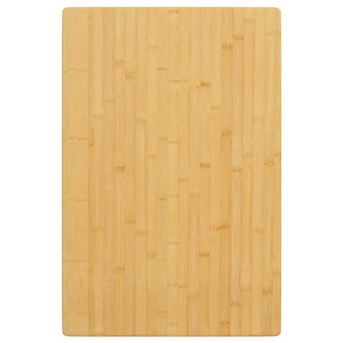 ROMHZKS Tischplatte 60x100x2,5 cm Bambus Massivholztafel Naturholztafel DIY Holzprojekte für Wohnzimmer Schreibtisch von ROMHZKS
