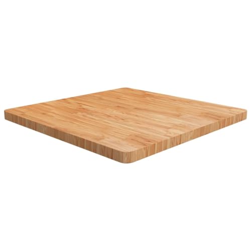 ROMHZKS Tischplatte Quadratisch Hellbraun 80x80x4cm Behandelte Eiche Wohnzimmertischplatte Naturholztafel Esstischplatte aus Holz für Esstisch Schreibtisch ROMHZKS Tischplatte Quadratisch Hellbraun 80x80x4cm Behandelte Eiche Wohnzimmertischplatte Naturholztafel Esstischplatte aus Holz für Esstisch Schreibtisch von ROMHZKS