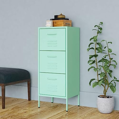 Stahl Anrichte mit ausziehbaren Schubladen - Robuster Lagerschrank mit Nivellierern und kugelgelagerten Schienen für optimale Organisation Stahl Anrichte mit ausziehbaren Schubladen - Robuster Lagerschrank mit Nivellierern und kugelgelagerten Schienen für optimale Organisation von ROMHZKS