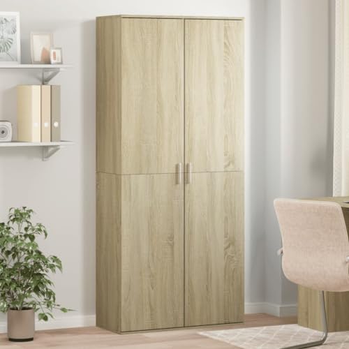 Stilvolles Highboard aus Holzwerkstoff mit viel Stauraum und elegantem Design für Deine Einrichtung von ROMHZKS