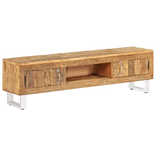TV-Schrank Altholz Massiv tv unterschrank Couchtisch tv kommode kommode 140x30x40 cm von ROMHZKS