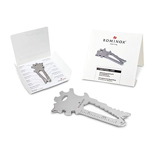 Geschenkartikel: ROMINOX Key Tool // Lion, 22 Funktionen, Edelstahl Multitool inkl. Funktionsbeschreibung, Multifunktionswerkzeug, auf Reisen oder Urlaub Geschenkartikel: ROMINOX Key Tool // Lion, 22 Funktionen, Edelstahl Multitool inkl. Funktionsbeschreibung, Multifunktionswerkzeug, auf Reisen oder Urlaub von ROMINOX