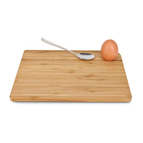 ROMINOX Geschenkartikel Frühstücksbrett // Mane – All-in-one Frühstücksbrettchen mit integriertem Eierhalter und Magnet zur Anheftung eines Metall-Eierlöffels; Maße: ca. 25 x 18 x 1 cm von ROMINOX
