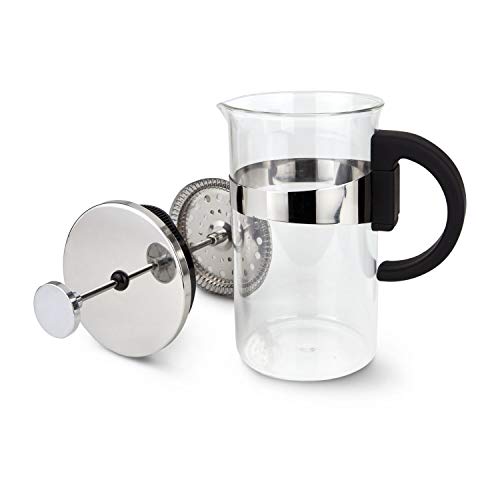 ROMINOX Geschenkartikel Kaffee- / Teebereiter // Fidelo – Klassischer Kaffee- oder Teebereiter mit Pressstempel, 600 ml, hitzebeständiges Glas; Maße: ca. 9 x 14 x 18 cm von ROMINOX