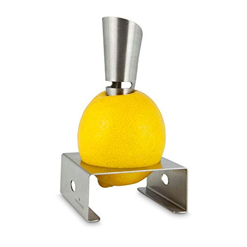 ROMINOX Geschenkartikel Zitronenpresse // Artist – Unkonventionell, frech, modern: Formvollendete Zitronenpresse, frischer Saft direkt aus der Zitrone geträufelt; Maße: ca. 6.5 x 10 x 6.5 cm von ROMINOX