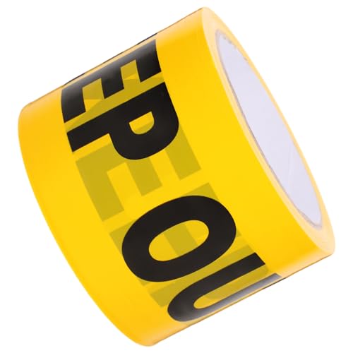 ROMISBABA 1 Rolle Absperrband Gelbes Keep Out Tape ohne Kleber für Baustellen und Tatorte Vielseitig Einsetzbar Sicherheitswarnung ROMISBABA 1 Rolle Absperrband Gelbes Keep Out Tape ohne Kleber für Baustellen und Tatorte Vielseitig Einsetzbar Sicherheitswarnung von ROMISBABA