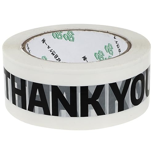 ROMISBABA 1 Rolle Geschenkband mit Thank You Druck Dekoratives Klebeband für DIY und Festlichkeiten Verpacken von Geschenken und Bastelprojekten ROMISBABA 1 Rolle Geschenkband mit Thank You Druck Dekoratives Klebeband für DIY und Festlichkeiten Verpacken von Geschenken und Bastelprojekten von ROMISBABA