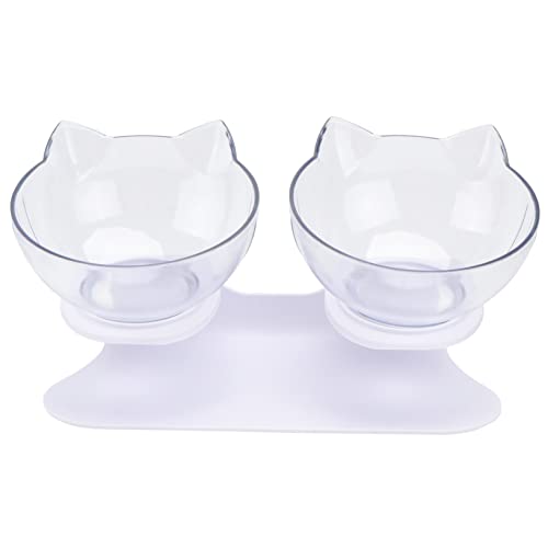 ROMISBABA 1 Satz Haustiernapf katzenfutter pet Supplies Dog Bowl katzentasse Haustierfutter Schüssel Gericht Futterspender gekippt Dual Katzennapf Haustier -Trinkschale ABS-Material Weiß ROMISBABA 1 Satz Haustiernapf katzenfutter pet Supplies Dog Bowl katzentasse Haustierfutter Schüssel Gericht Futterspender gekippt Dual Katzennapf Haustier -Trinkschale ABS-Material Weiß von ROMISBABA
