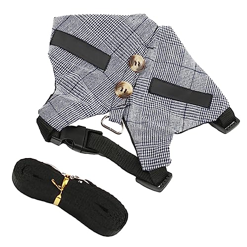 ROMISBABA 1 Satz Kleine Haustiergeschirr Set mit Leine Einstellbares Hamster und Kaninchen Geschirr für Kleintiere Sicherer Schutz und Bequemer Sitz für und Partys von ROMISBABA