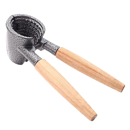 ROMISBABA 1 Stück Aluminiumlegierung mit Holzgriff Multifunktionales Werkzeug für Walnüsse Haselnüsse und Kastanien Ergonomisches Design für Müheloses Öffnen ROMISBABA 1 Stück Aluminiumlegierung mit Holzgriff Multifunktionales Werkzeug für Walnüsse Haselnüsse und Kastanien Ergonomisches Design für Müheloses Öffnen von ROMISBABA