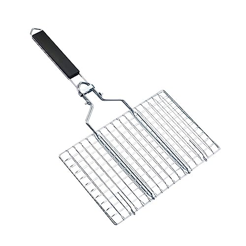 ROMISBABA 1 Stück Bbq Faltbarer Grillkorb Tragbares Grillzubehör für Fisch Gemüse und für Camping und Gartenpartys Hochwertige Grillutensilien mit Holzgriff ROMISBABA 1 Stück Bbq Faltbarer Grillkorb Tragbares Grillzubehör für Fisch Gemüse und für Camping und Gartenpartys Hochwertige Grillutensilien mit Holzgriff von ROMISBABA