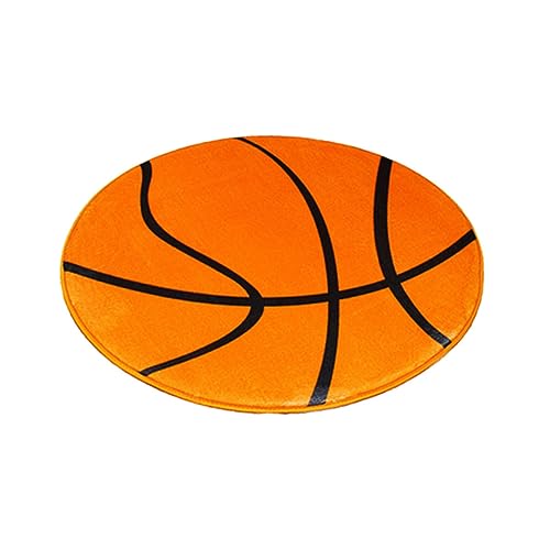 ROMISBABA 1 Stück Bodenmatten Teppiche Spielzimmer Runder Kreis Teppich Eingangsbereich Teppich Weiche Basketball Nummer Hoop Fußpolster Bodenteppich Orange ROMISBABA 1 Stück Bodenmatten Teppiche Spielzimmer Runder Kreis Teppich Eingangsbereich Teppich Weiche Basketball Nummer Hoop Fußpolster Bodenteppich Orange von ROMISBABA