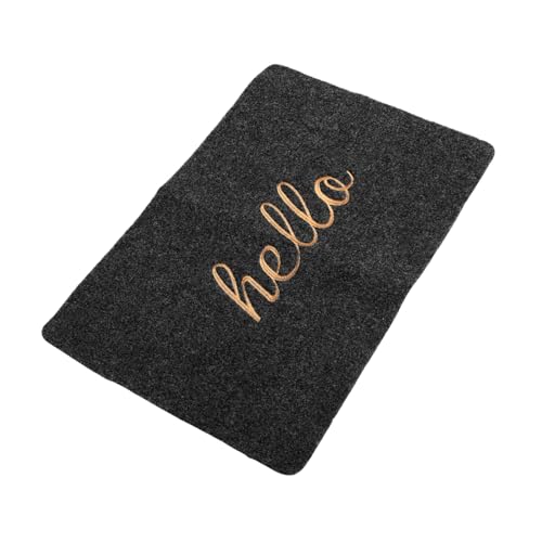 ROMISBABA Dicker Teppich Für Badezimmer – Bodenmatte Heimdekoration Küche Wohnzimmer Grau 45 X 70 cm Set von ROMISBABA