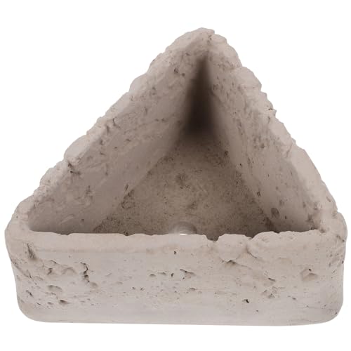 ROMISBABA 1 Stück Triangular Zement Blumentopf Kreativer Sukkulenten Pflanztopf für Drinnen und Draußen Langlebig und für an Freunde und Familie für Verschiedene Pflanzen ROMISBABA 1 Stück Triangular Zement Blumentopf Kreativer Sukkulenten Pflanztopf für Drinnen und Draußen Langlebig und für an Freunde und Familie für Verschiedene Pflanzen von ROMISBABA