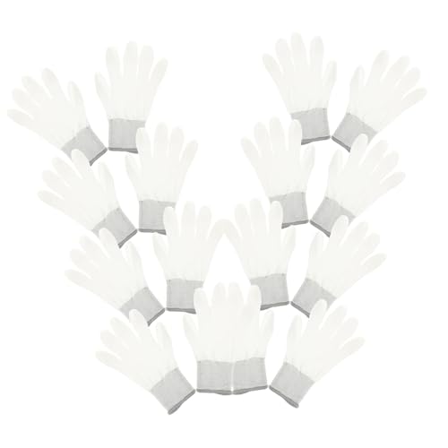 ROMISBABA 10 Paare Arbeitshandschuhe Pu beschichtet Dünn Rutschfest Antistatisch Schutzhandschuhe für Handwerk Gartenbau Mechanik Flexible Schutzfäustlinge in Verschiedenen Zufällige Farbe ROMISBABA 10 Paare Arbeitshandschuhe Pu beschichtet Dünn Rutschfest Antistatisch Schutzhandschuhe für Handwerk Gartenbau Mechanik Flexible Schutzfäustlinge in Verschiedenen Zufällige Farbe von ROMISBABA